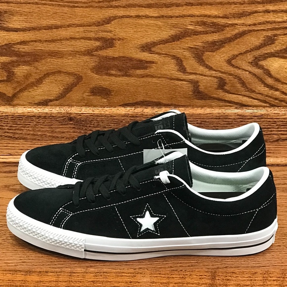 Converse Other - Converse One Star Suede Ox Mens Skate Black White